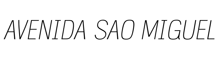 PC Navita Thin-Oblique  Free Fonts Download