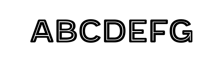 Provoke Inline-Thin-Rounded  Free Fonts Download