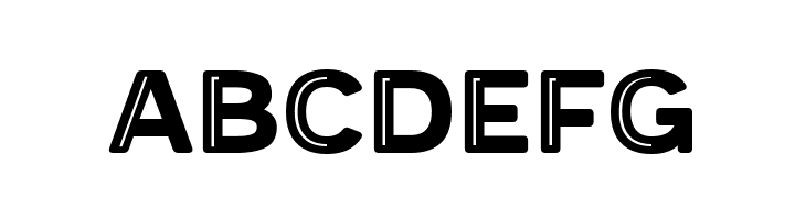 Provoke Partial-Inline-Thin-Rounded  Free Fonts Download