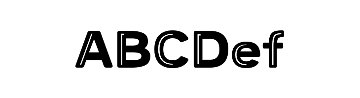 Provoke Partial-Inline-Thin-Rounded  Free Fonts Download