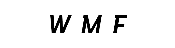 VersaBlock Semibold Oblique  Free Fonts Download