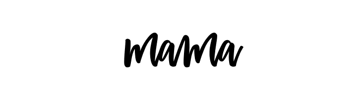 mama Passengers Script Font