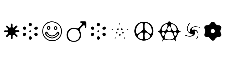 DistroII-Bats  Free Fonts Download