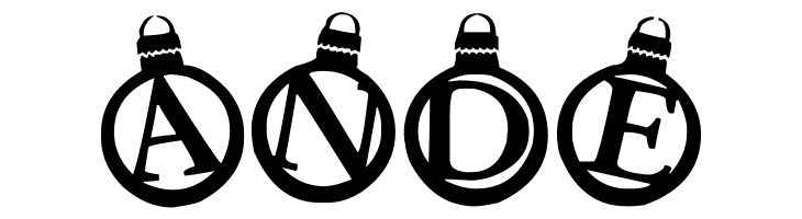 KerstKaarten  Free Fonts Download