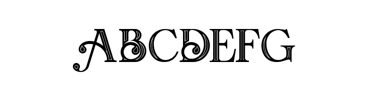 Amadeust Inline  Free Fonts Download