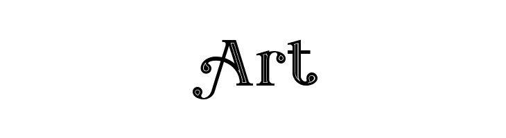 Amadeust Inline  Free Fonts Download