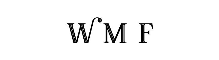 Amadeust Inline  Free Fonts Download