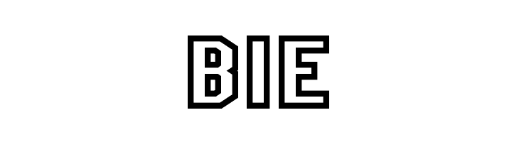 Team Jersey 95 Outline  Free Fonts Download