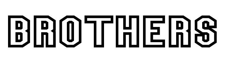 Team Jersey 95 Outline  Free Fonts Download