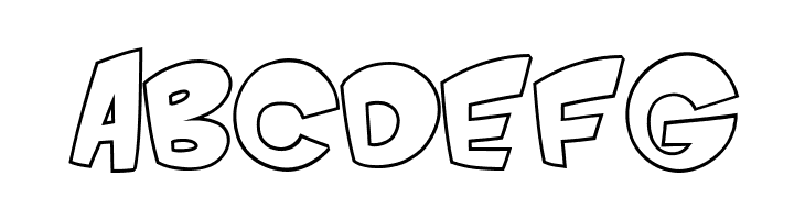 VTC ScreamItLoud Outline  Free Fonts Download