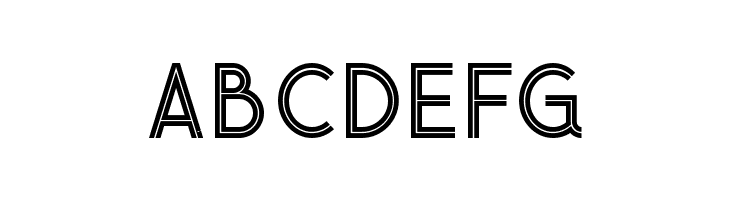 Urban Inline  Free Fonts Download