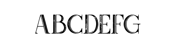 Zahra Inline Grunge  Free Fonts Download