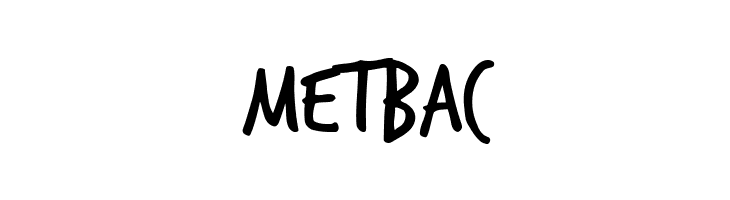 METBAC TrashHand Font