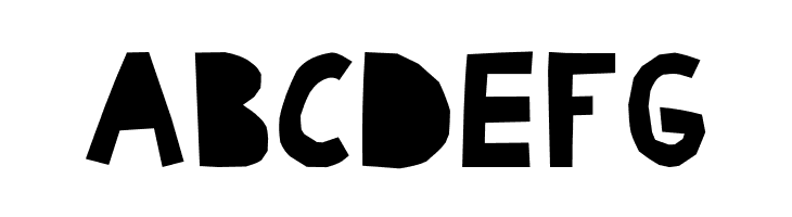 PaperCutRegular  Free Fonts Download