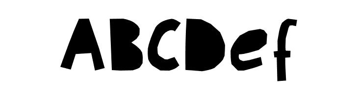 PaperCutRegular  Free Fonts Download