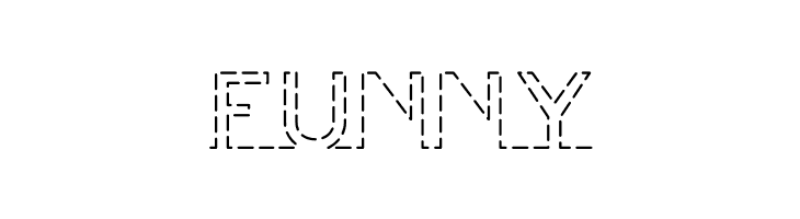 I am online with u Personal Use Only Dashed  Free Fonts Download