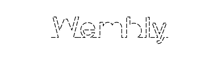 I am online with u Personal Use Only Dashed  Free Fonts Download