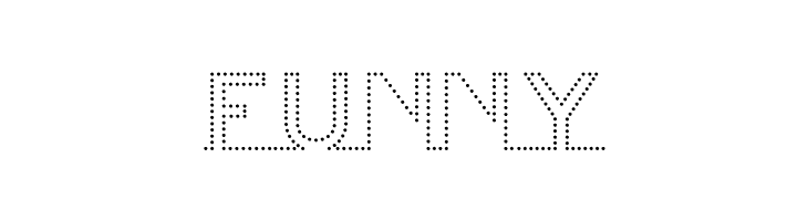 I am online with u Personal Use Only Dotted 2  Free Fonts Download