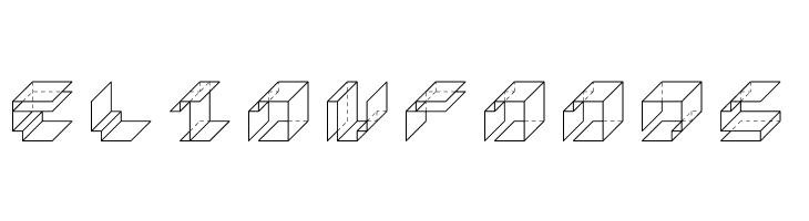 PaperCube-Cube  Free Fonts Download