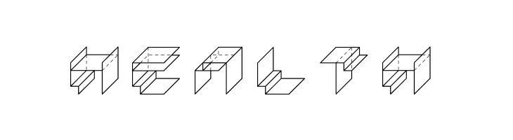 PaperCube-Cube  Free Fonts Download