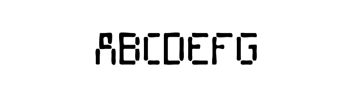 Stencil8bit-Regular  Free Fonts Download