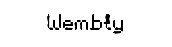 Stencil8bit-Regular  Free Fonts Download
