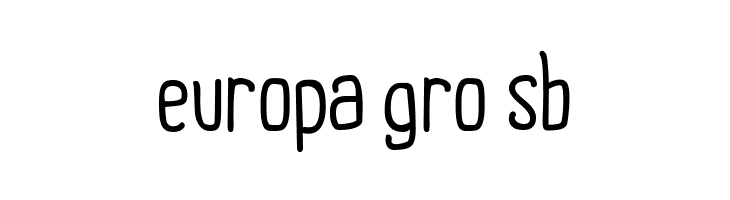 Groov G. SemiBold  Free Fonts Download