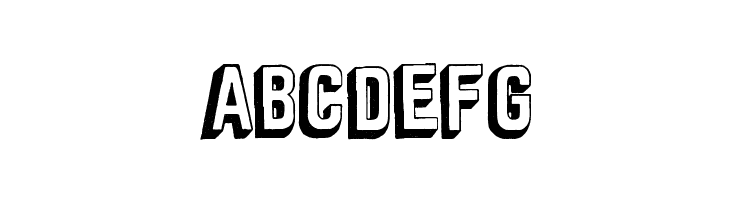 3D by Marta van Eck  Free Fonts Download