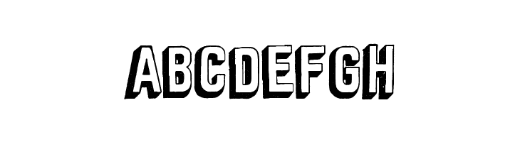 3D by Marta van Eck  Free Fonts Download