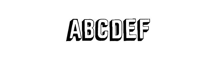 3D by Marta van Eck  Free Fonts Download