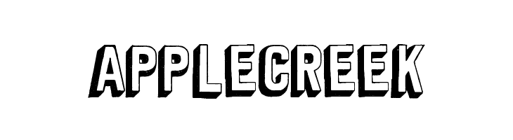 3D by Marta van Eck  Free Fonts Download