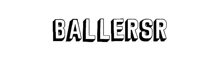 3D by Marta van Eck  Free Fonts Download