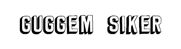 3D by Marta van Eck  Free Fonts Download