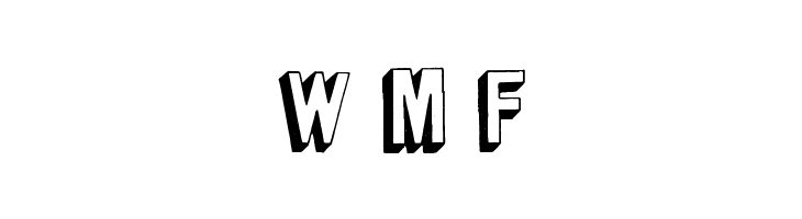 3D by Marta van Eck  Free Fonts Download