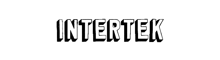 3D by Marta van Eck  Free Fonts Download