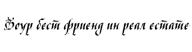 KaligrafCyr  Free Fonts Download