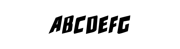 counter hit! Italic  Free Fonts Download