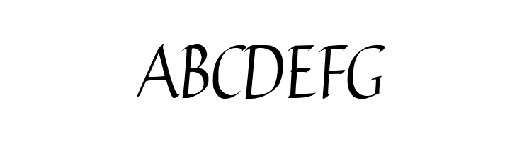 Carmenta Italic  Free Fonts Download