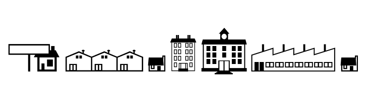 Qikicons Real Estate  Free Fonts Download