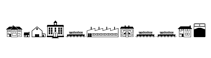 Qikicons Real Estate  Free Fonts Download