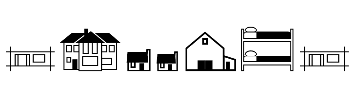 Qikicons Real Estate  Free Fonts Download