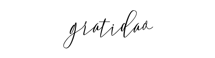 gratidao Monica Free Font