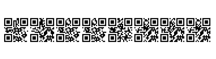 AlphanumericQR Space  Free Fonts Download