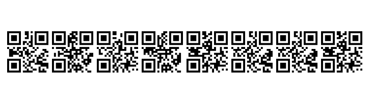 AlphanumericQR Space  Free Fonts Download