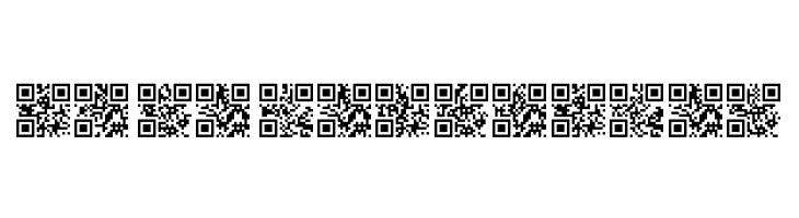 AlphanumericQR Space  Free Fonts Download