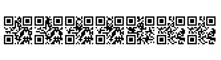 AlphanumericQR Space  Free Fonts Download