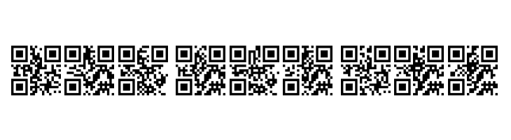 AlphanumericQR Space  Free Fonts Download