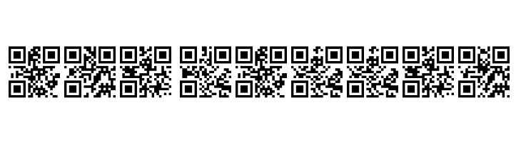 AlphanumericQR Space  Free Fonts Download