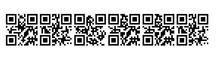 AlphanumericQR Space  Free Fonts Download