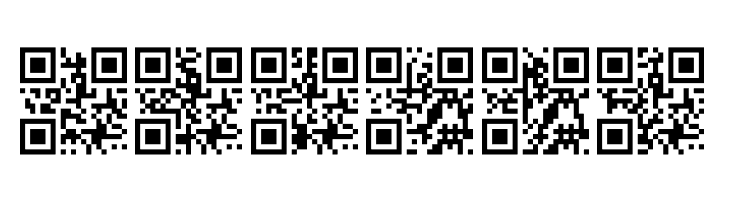 AlphanumericQR Space  Free Fonts Download